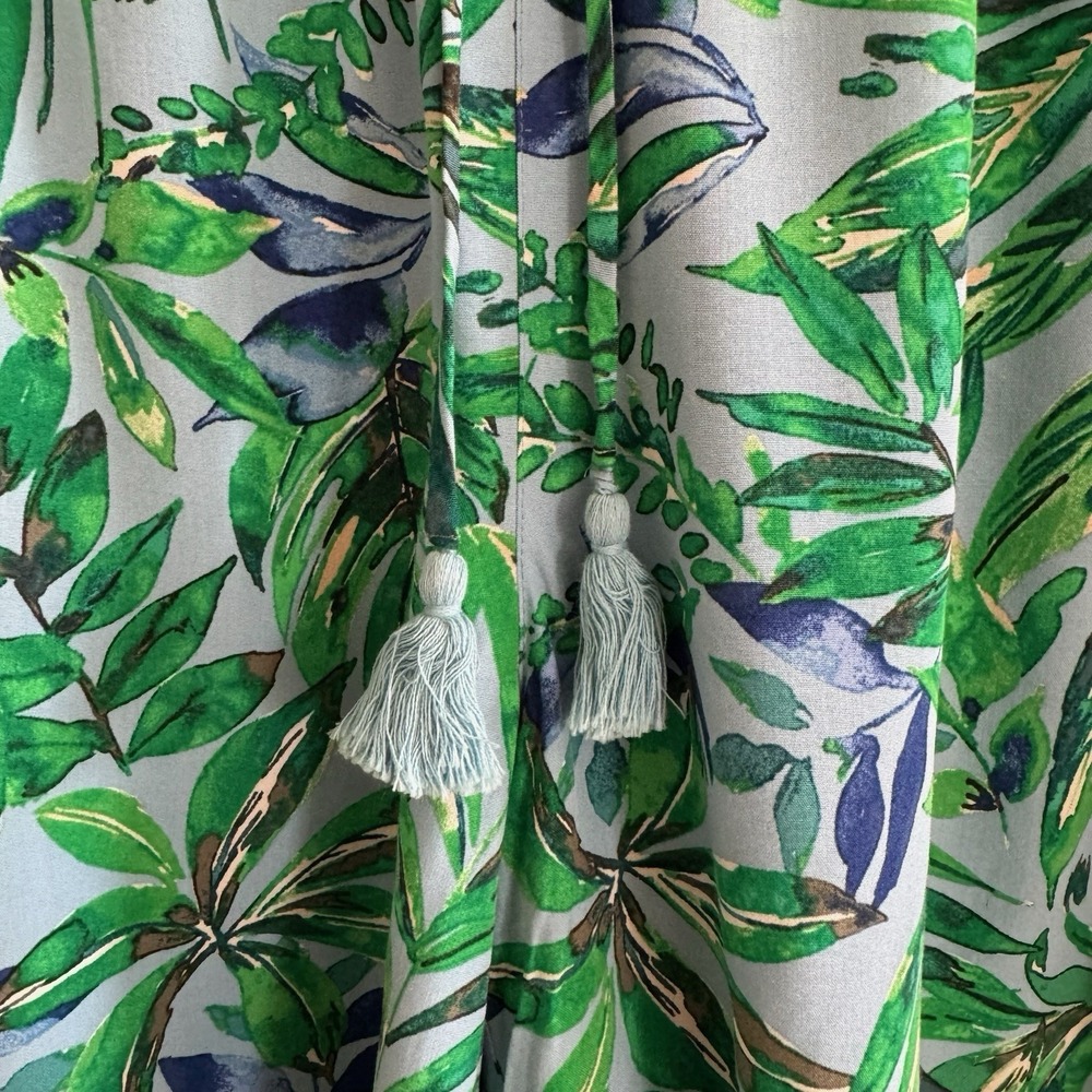 J. Jill Tropical Palm Shorts Blue Green 2X Vacation Summer Beach Cruise Resort - Picture 2 of 14